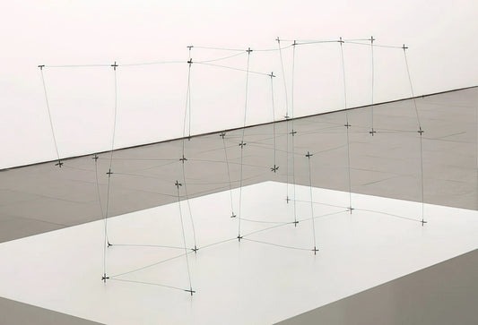 Gego Measuring Infinity: The Ethereal Geometry of a Modern Master - Reticulárea cuadrada horizontal 7110 - 1971 by Gego