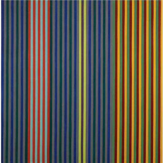 Gene Davis: The Washington Color School Pioneer Who Redefined Striped Abstraction - Split Beat - 1965 by Gene Davis
