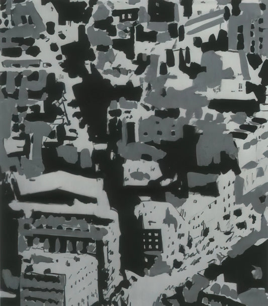 Gerhard Richter Cage Prints: A Journey into Abstract Mastery - TOWNSCAPE P2 1968 by Gerhard Richter