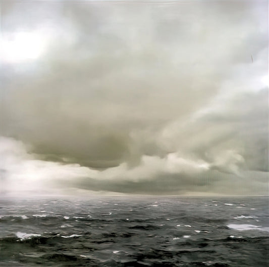 Gerhard Richter Met: A Master's Dialogue with Modernity and Memory - SEASCAPE CLOUDY by Gerhard Richter