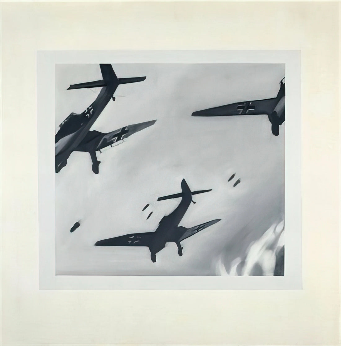 Gerhard Richter Panorama: Exploring the Master's Vision Through Townscape Prints - STUKAS 1964 by Gerhard Richter