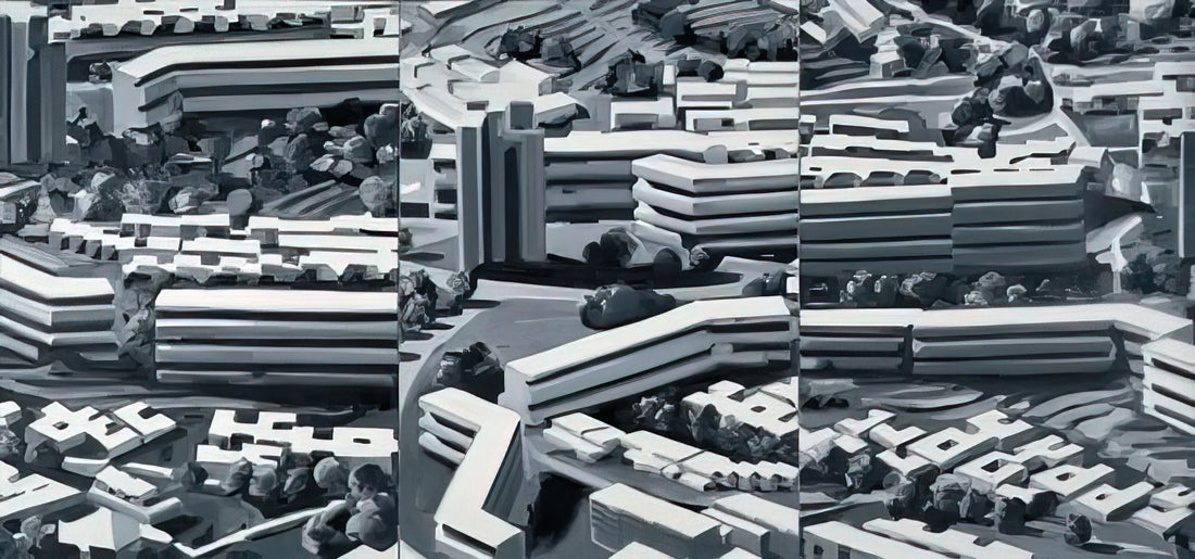 Gerhard Richter Price Guide: Understanding the Market for a Living Master - TOWNSCAPE TR 1969 by Gerhard Richter