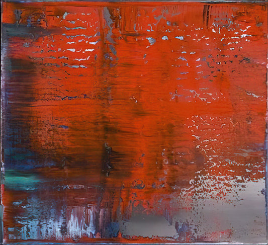 Gerhard Richter Seascape Print: A Study in Atmospheric Abstraction - ABSTRACT PAINTING 805 4 by Gerhard Richter