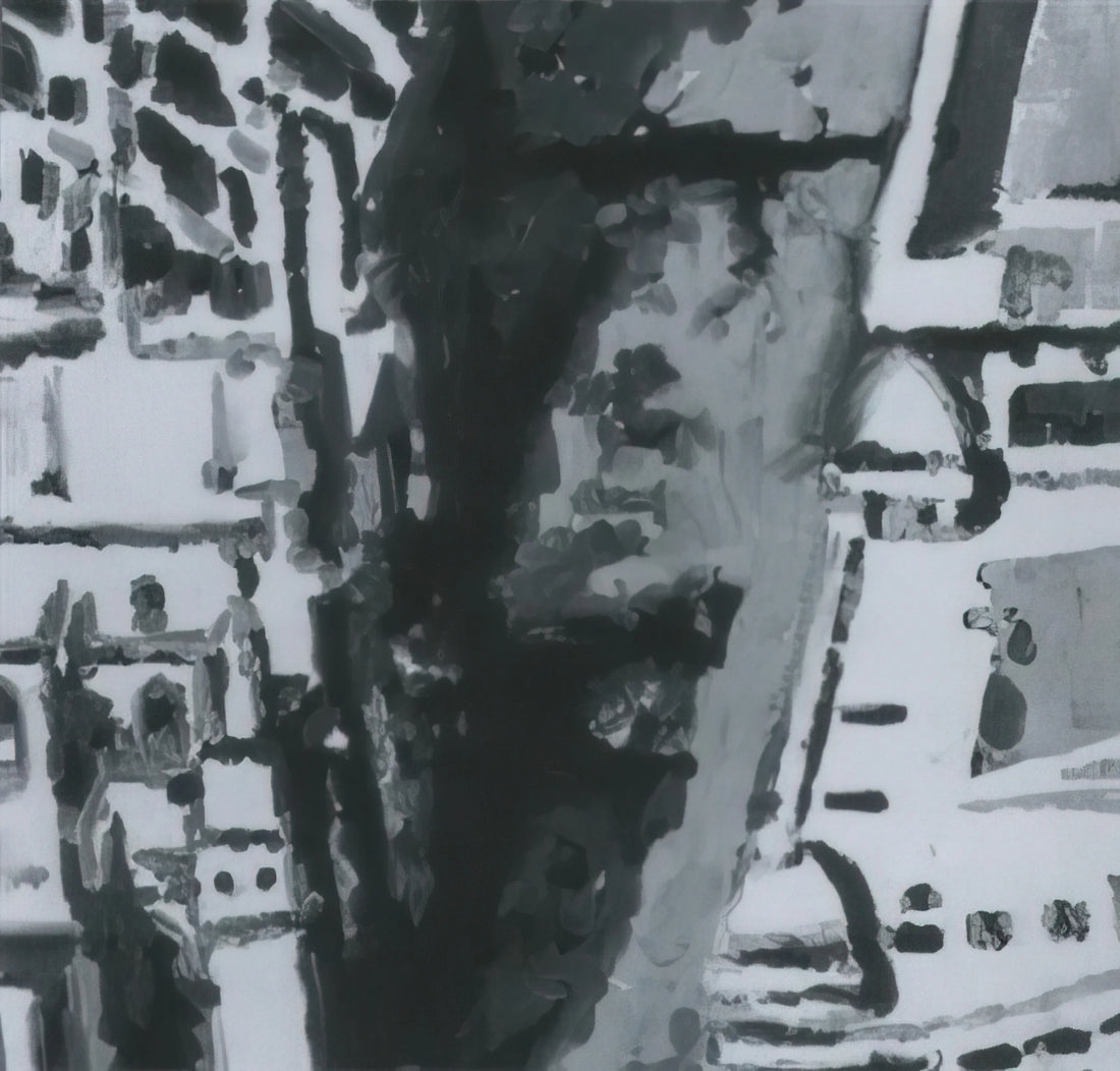 Gerhard Richter and John Cage: A Dialogue of Chance, Control, and the Sublime - TOWNSCAPE M7 1968 by Gerhard Richter
