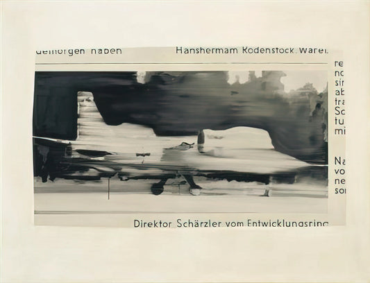 Gerhard Richter at Louisiana: A Monumental Encounter with Contemporary Art - SCHARZLER 1964 by Gerhard Richter