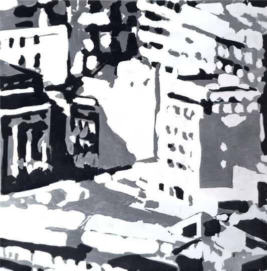 Gerhard Richter at MoMA: A Master of Modern Art and the Evolution of His Vision - TOWNSCAPE 1969 1 by Gerhard Richter