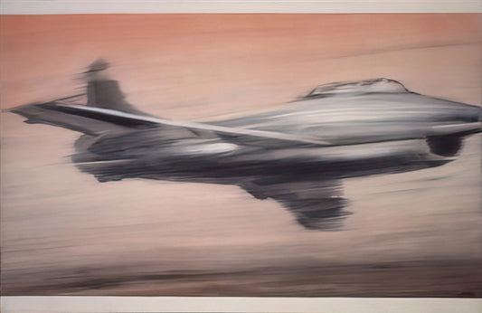 Gerhard Richter's Sotheby's Record: A Market Analysis of the Master's Auction Triumphs - JET FIGHTER 1963 by Gerhard Richter
