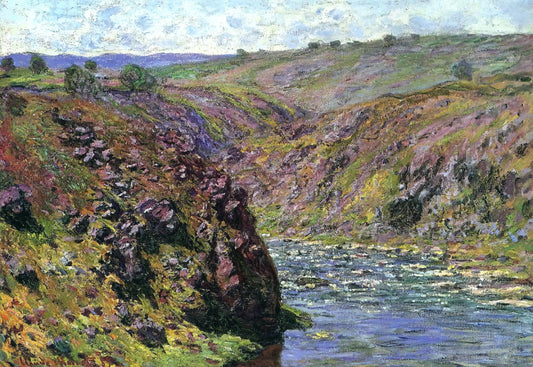Giclée Monet: Museum-Quality Prints of Impressionist Masterpieces - Valley of the Creuse, Sunlight Effect by claude monet