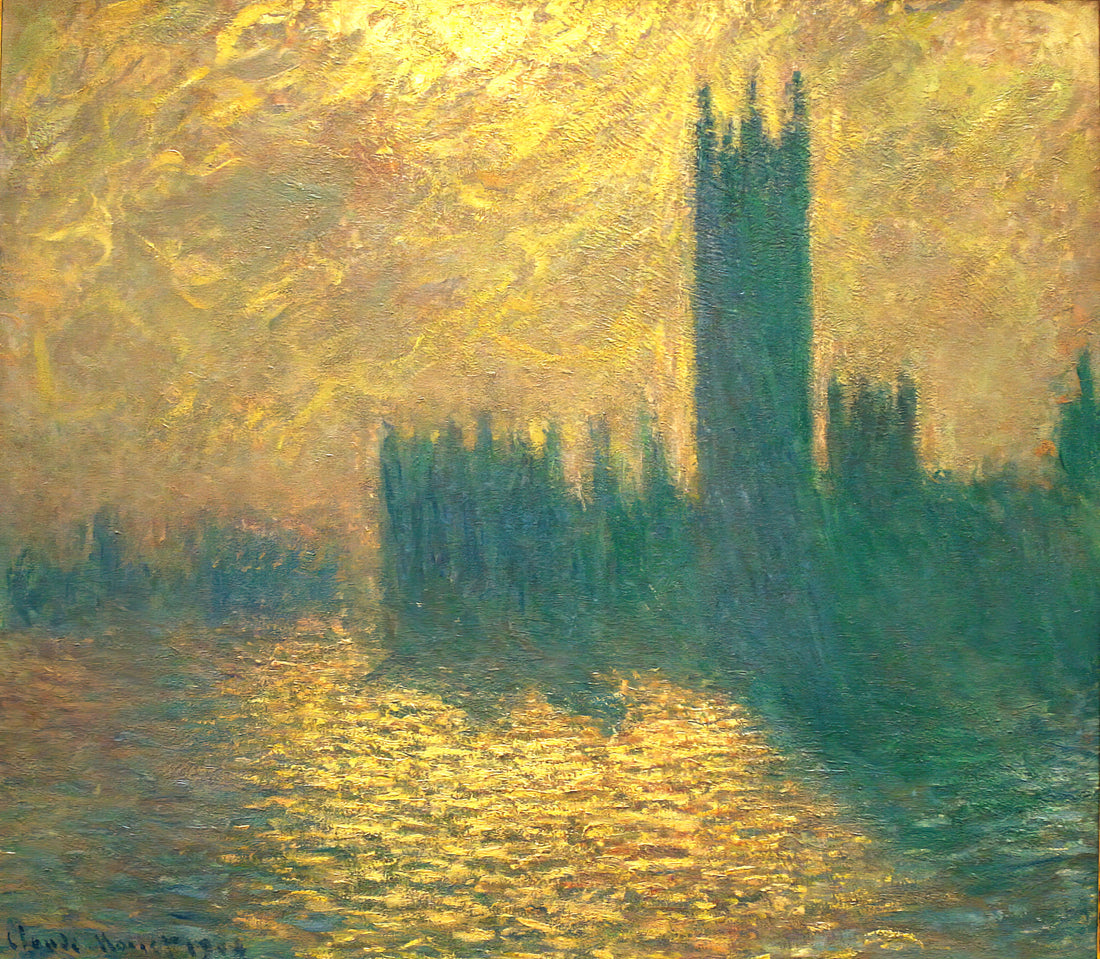 Giclée Monet: The Definitive Guide to Museum-Quality Monet Art Prints - Houses of Parliament by claude monet