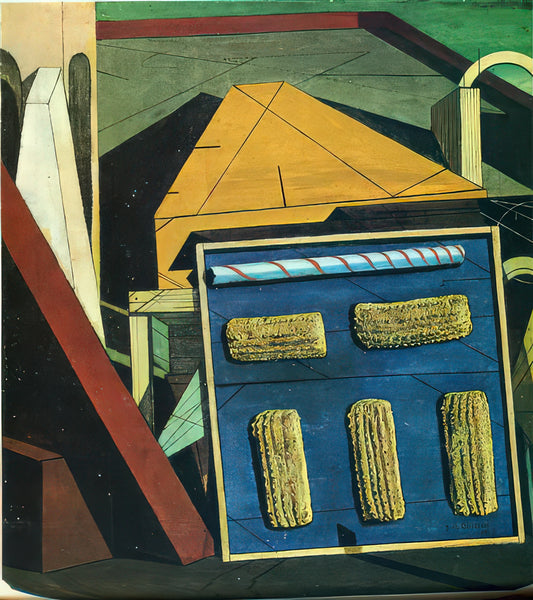 Giorgio de Chirico Lithograph: A Collector's Guide to Metaphysical Art Prints - THE GENTLE AFTERNOON 1916 by Giorgio de Chirico