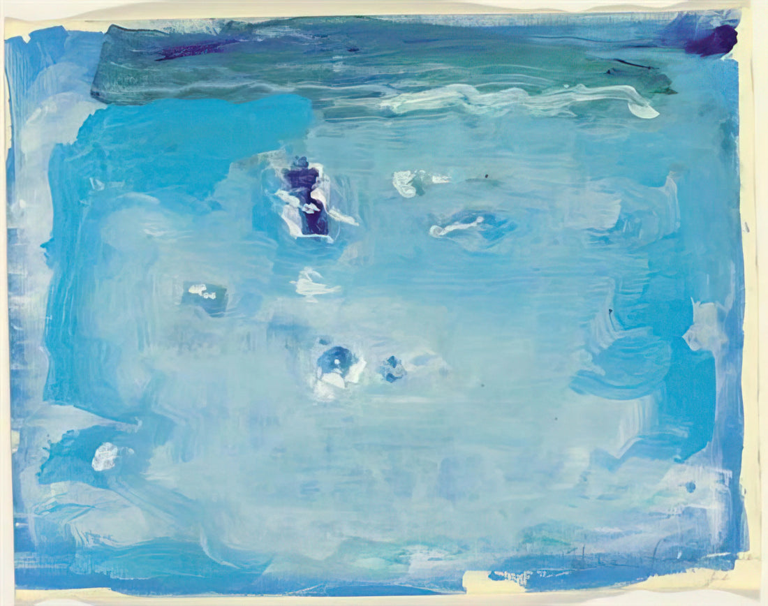 Gordon Parks and Helen Frankenthaler: Capturing the American Experience Through Photography and Color Field Painting - Untitled - Color Field Painting, Lyrical Abstraction by Helen Frankenthaler