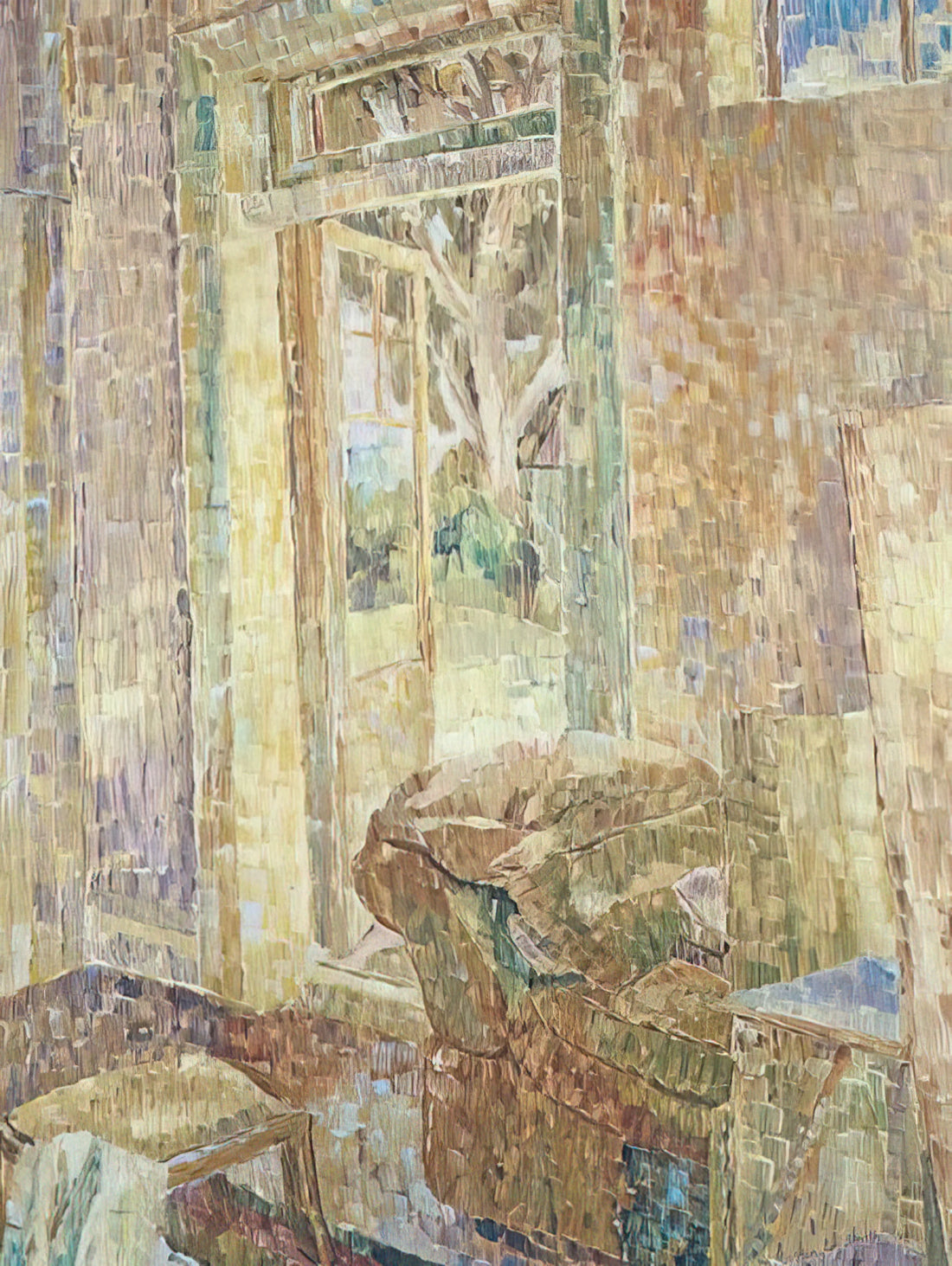 Grace Cossington Smith Paintings for Sale: A Collector's Guide to Australia's Modernist Pioneer - Door into the garden - 1947 by Grace Cossington Smith