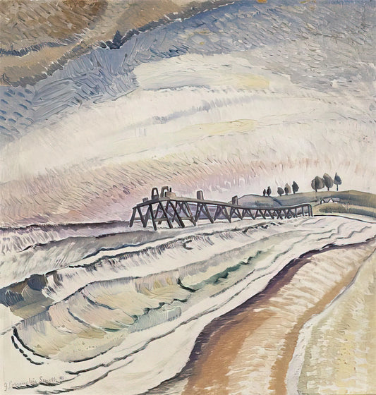 Grace Cossington Smith for Sale: Acquiring Museum-Quality Prints of Australia's Modernist Pioneer - Bulli Pier, South Coast - 1931 by Grace Cossington Smith