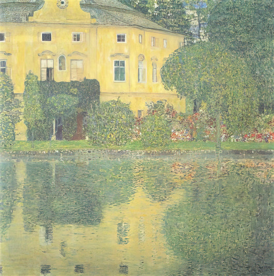 Gustav Klimt All Paintings: A Comprehensive Guide to the Master's Complete Works - SCHLOSS KAMMER ON THE ATTERSEE IV by Gustav Klimt