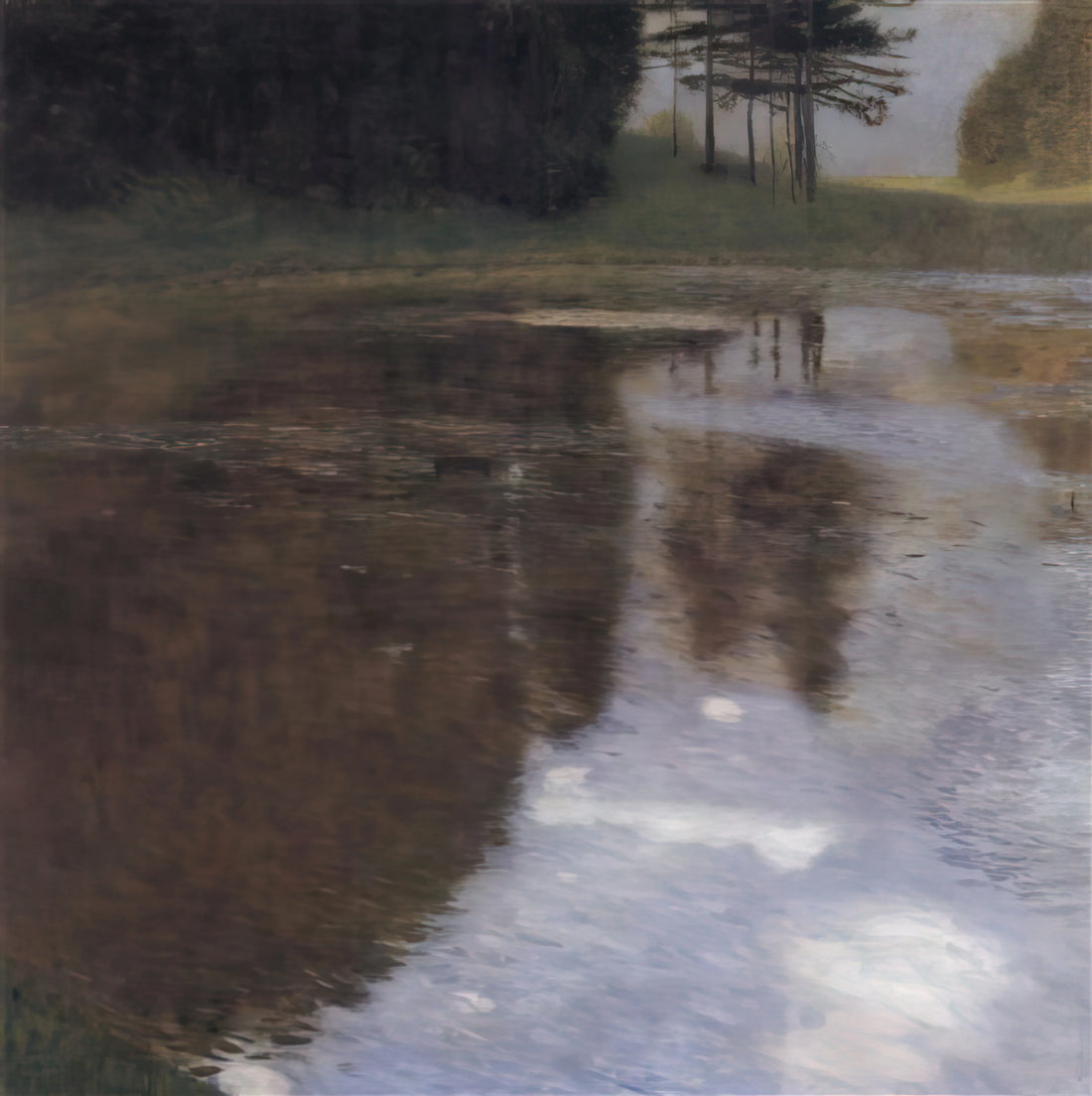 Gustav Klimt Prints: A Collector's Guide to the Master of Symbolism and Gold - QUIET POND IN THE PARK OF APPEAL by Gustav Klimt