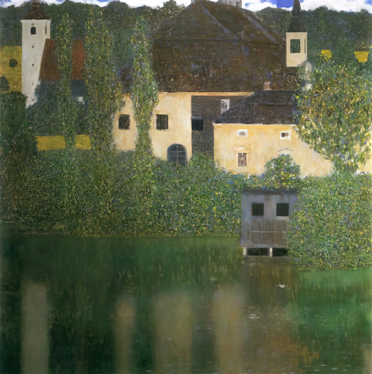 Gustav Klimt Reproduction: A Guide to Museum-Quality Art Prints - WATER CASTLE by Gustav Klimt