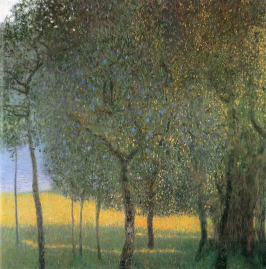 Gustav Klimt Reproductions: A Curator's Guide to Museum-Quality Art Prints - FRUIT TREES 1901 by Gustav Klimt