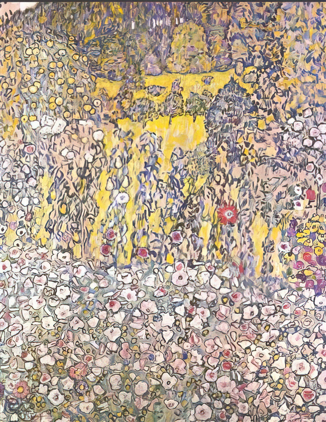 Gustav Klimt Tickets: Your Guide to Experiencing the Master of Symbolism - HORTICULTURAL LANDSCAPE WITH A HILLTOP by Gustav Klimt