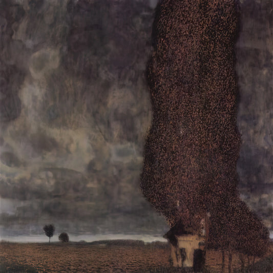 Gustav Klimt Unfinished Painting: The Enigmatic Legacy of an Artistic Visionary - THE BIG POPLAR II 1903 by Gustav Klimt