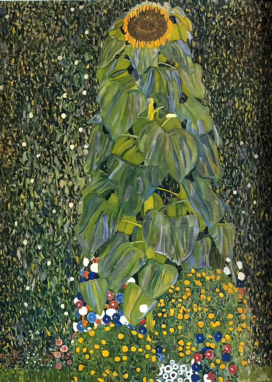 Gustav Klimt: The Golden Master of Symbolism and Modernist Vision - THE SUNFLOWER 1907 by Gustav Klimt