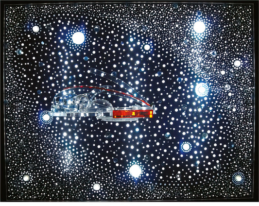 Gyula Kosice Acrylic Print: Exploring the Hydrospatial Vision of a Kinetic Art Pioneer - Constellation and Habitat of the Hydrospatial City, - 1973 by Gyula Kosice