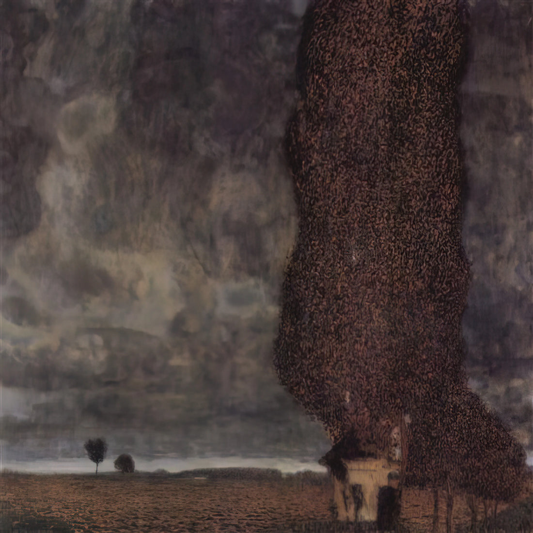 Hall des Lumières Gustav Klimt: An Immersive Digital Renaissance of Vienna's Golden Visionary - THE BIG POPLAR II 1903 by Gustav Klimt