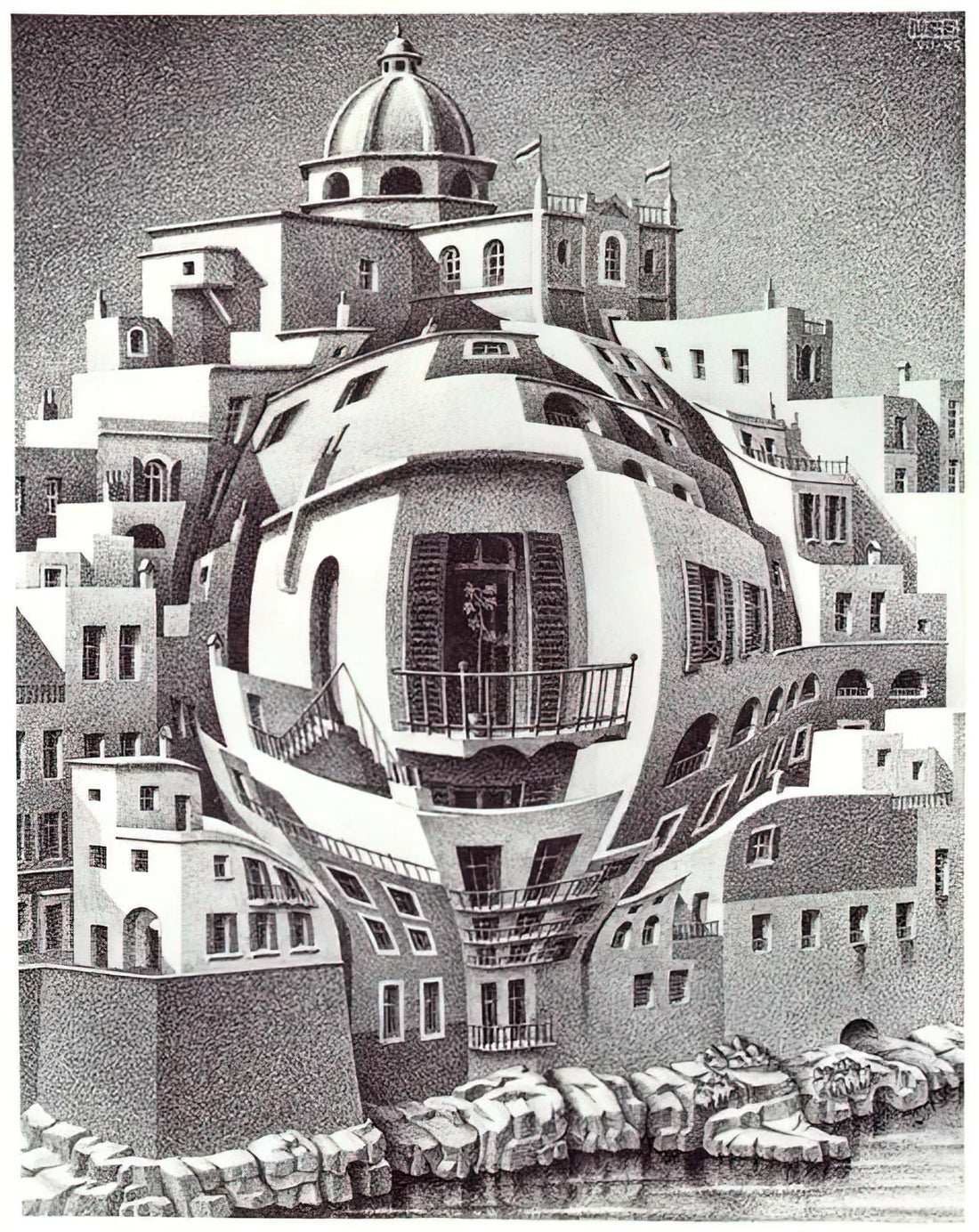 Hans Caspar Escher: The Architectural Visionary Behind the Escher Legacy - BALCONY by MC Escher