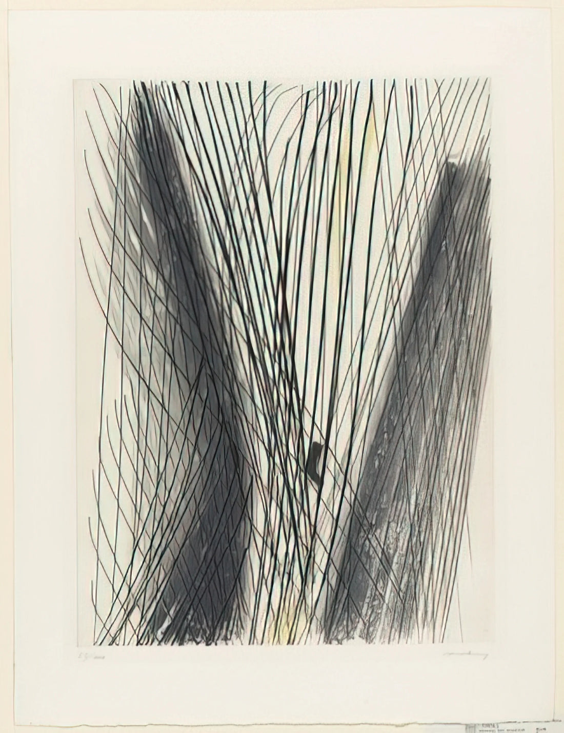 Hans Hartung Lithograph: A Journey into Abstract Expressionism and Printmaking Mastery - #18 - 1953 by Hans Hartung