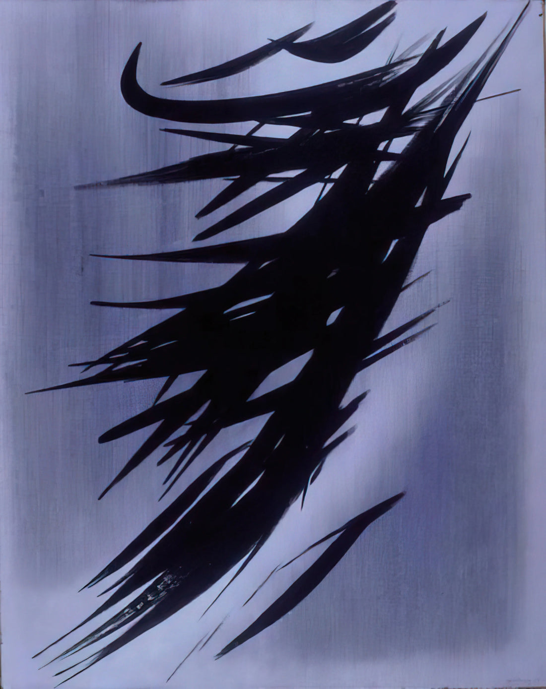 Hans Hartung: The Revolutionary Gesture of Abstract Expressionism - Untitled T1958-3 - 1958 by Hans Hartung