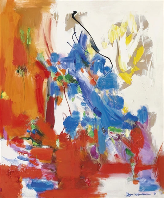 Hans Hofmann Framed Canvas Print: The Abstract Expressionist's Legacy in Modern Decor - Wild Vine by Hans Hofmann