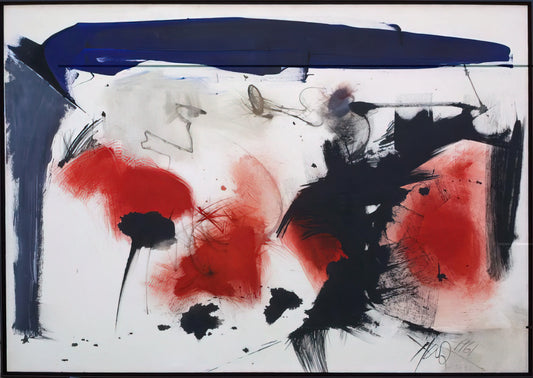 Hassel Smith Paintings: The Radical Vision of an Abstract Expressionist Maverick - Untitled #10 - 1986 by Hassel Smith