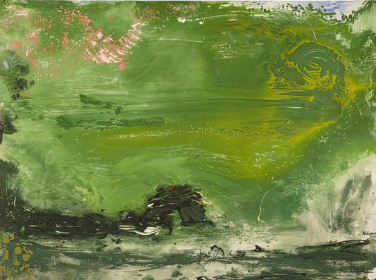 Helen Frankenthaler Posters for Sale: A Guide to Acquiring Her Iconic Soak-Stain Art Prints - Overture, 1992- by Helen Frankenthaler