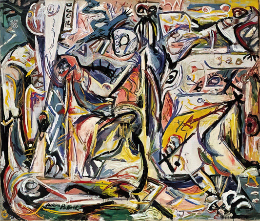 Helen Frankenthaler and Jackson Pollock: The Abstract Expressionist Revolution - CIRCUMCISION JANUARY 1946 1 by Jackson Pollock