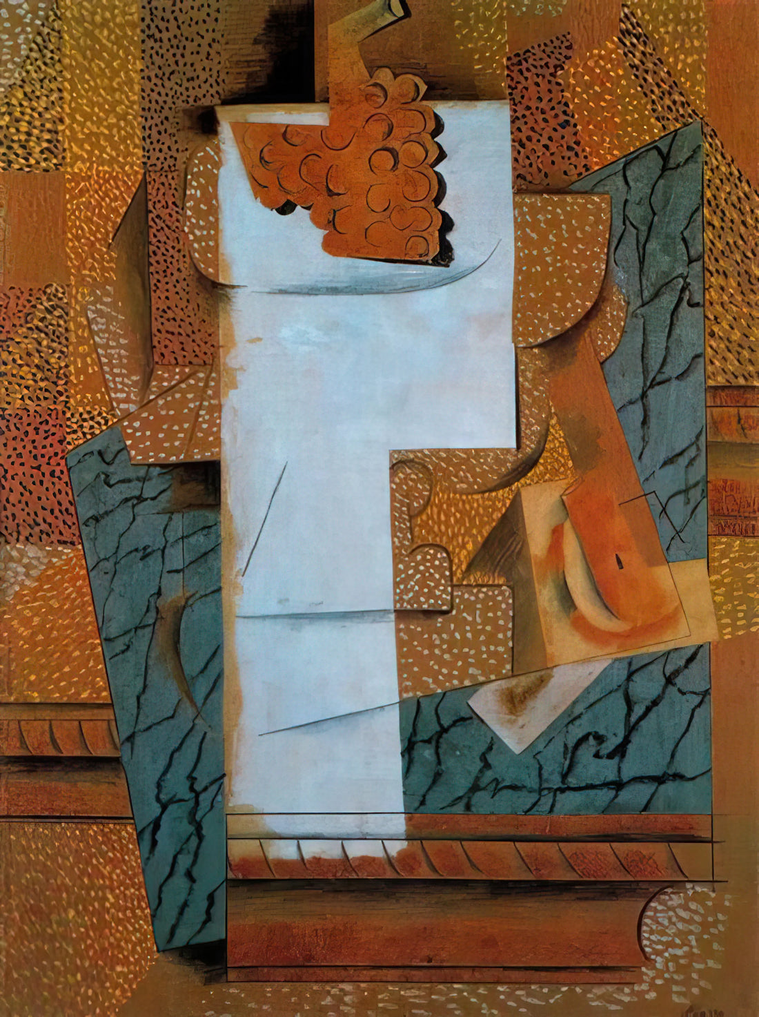 Henri Deschamps Lithograph: A Collector's Guide to the Master of French Printmaking - Fruit vase and bunch of grapes - 1914 by Pablo Picasso