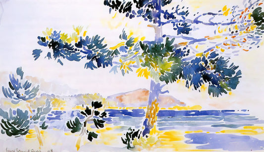 Henri Edmond Cross Prints: A Guide to Neo-Impressionist Masterpieces - Saint-Clair Landscape by Henri-Edmond Cross