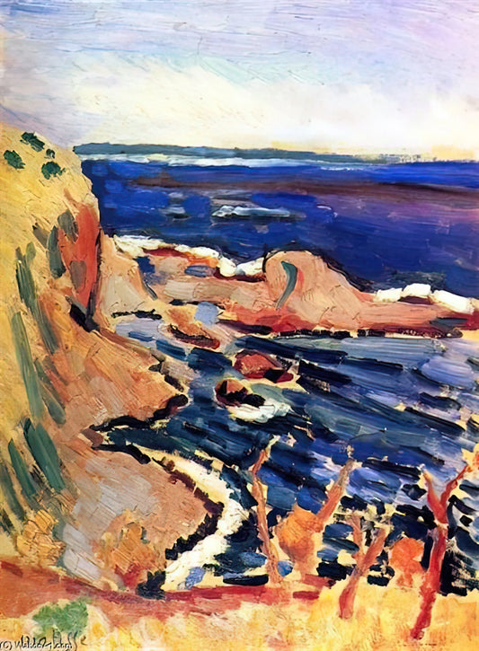 Henri Matisse 1910: The Pivotal Year of Fauvist Mastery and Artistic Transformation - LA MOULADE 1905 by Henri Matisse