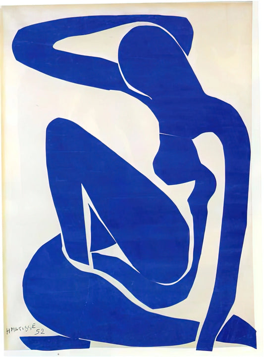 Henri Matisse 1953: The Final Masterpieces of a Visionary - BLUE NUDE 1 by Henri Matisse