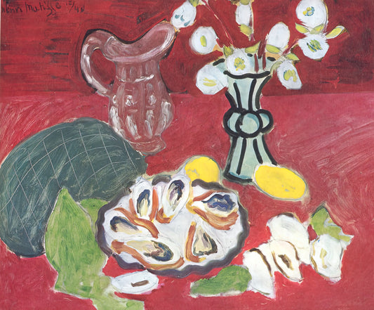Henri Matisse Easy Paintings: A Curator's Guide to His Accessible Masterpieces - STILL LIFE WITH SHELLFISH 1940 by Henri Matisse