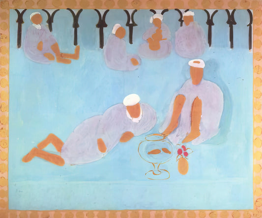 Henri Matisse Etchings: A Master's Exploration of Line and Form - MOROCCAN CAF 1913 by Henri Matisse