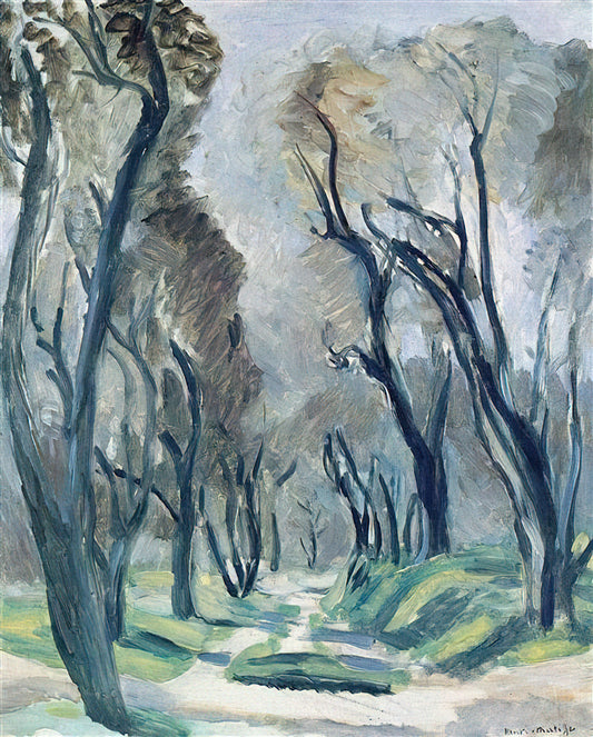 Henri Matisse Jazz: The Master's Revolutionary Cut-Outs and Their Enduring Legacy - AVENUE OF OLIVE TREES 1952 by Henri Matisse