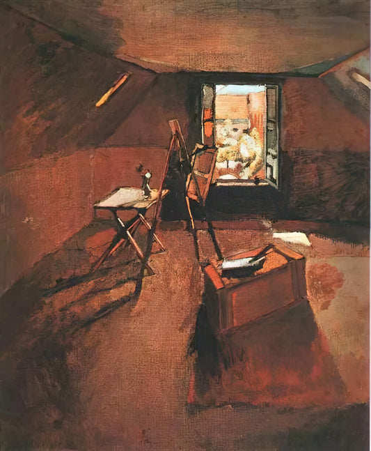 Henri Matisse Most Famous Painting: A Curator's Guide to His Iconic Masterpieces - STUDIO UNDER THE EAVES by Henri Matisse
