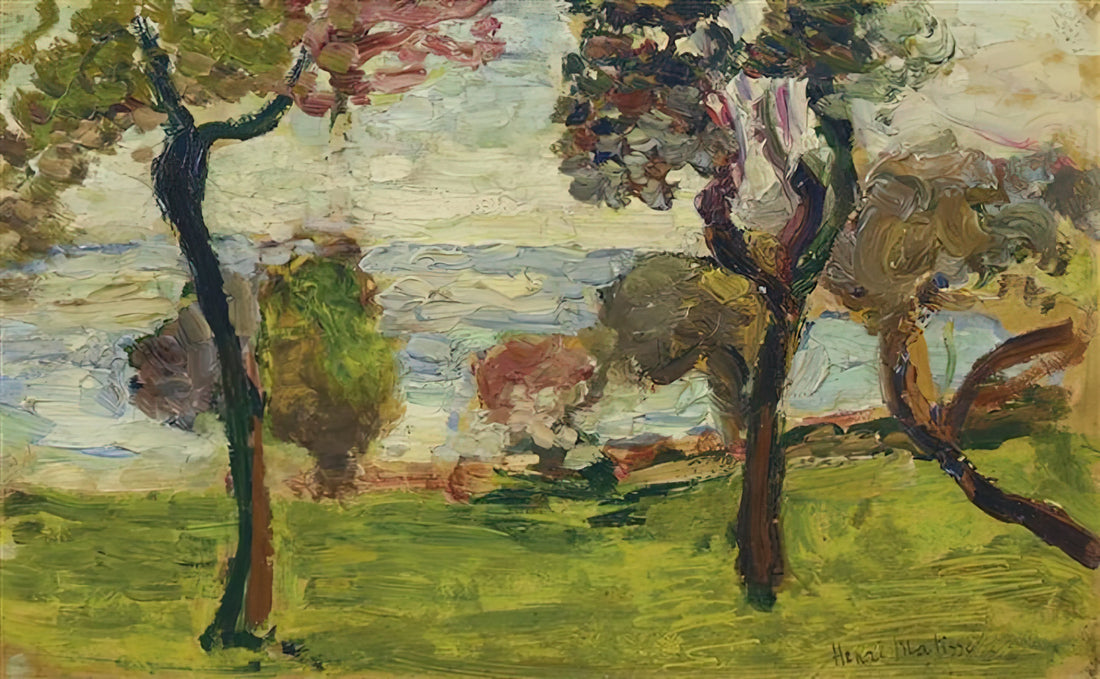 Henri Matisse Notre Dame: A Window into the Artist's Parisian Vision - PAYSAGE 1898 by Henri Matisse