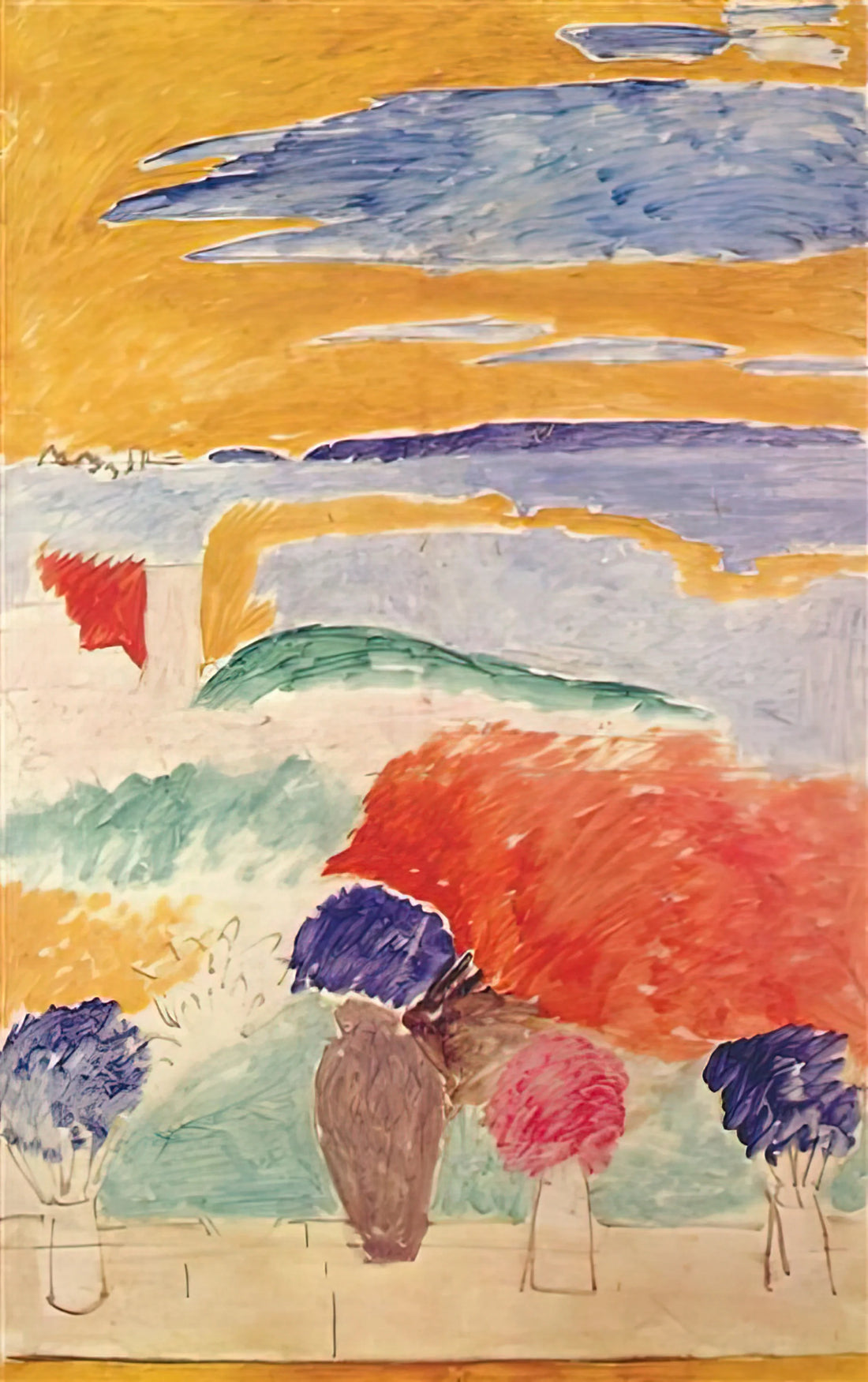 Henri Matisse Pink Studio: A Masterpiece of Color, Light, and Artistic Revolution - OPEN WINDOW AT TANGIER 1913 by Henri Matisse