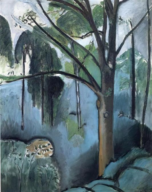 Henri Matisse Posters: A Curator's Guide to Iconic Modern Art Prints - TRIVAUX POND 1917 by Henri Matisse