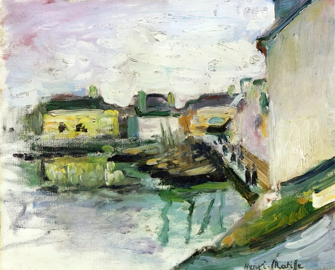 Henri Matisse (1869–1954): The Revolutionary Master of Color and Form - THE PORT OF PALAIS BELLE ILE 1896 by Henri Matisse