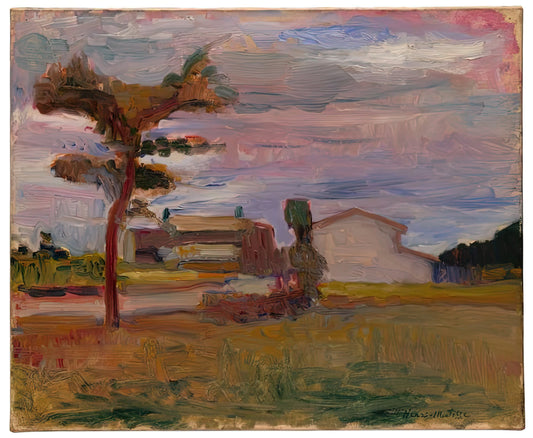 Henri Matisse at the Barnes Foundation: A Master's Vision in a Collector's Sanctuary - CORSICAN LANDSCAPE 1898 by Henri Matisse