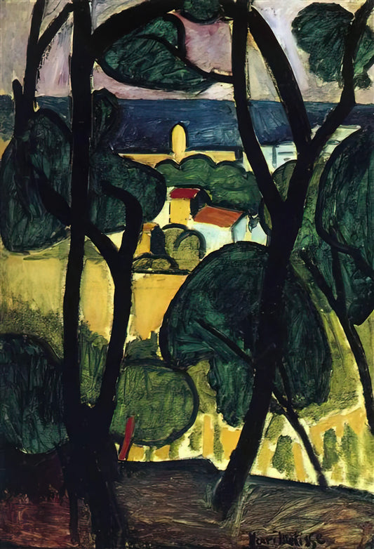 Henri Matisse for Sale: A Collector's Guide to Acquiring Authentic Art Prints - VIEW OF COLLIOURE by Henri Matisse