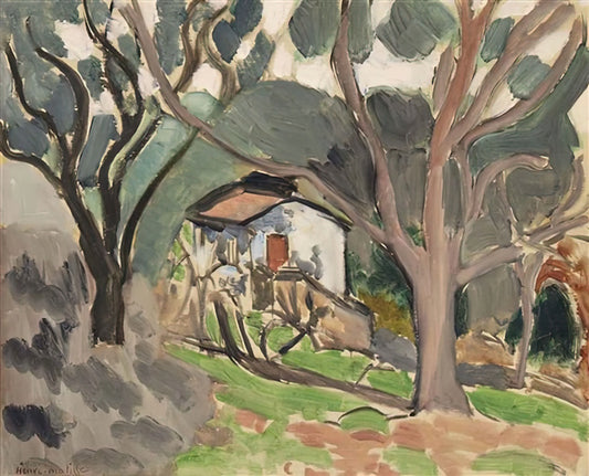 Henri Matisse in 1952: The Final Mastery of Color and Form - LA MAISONNETTE 1919 by Henri Matisse