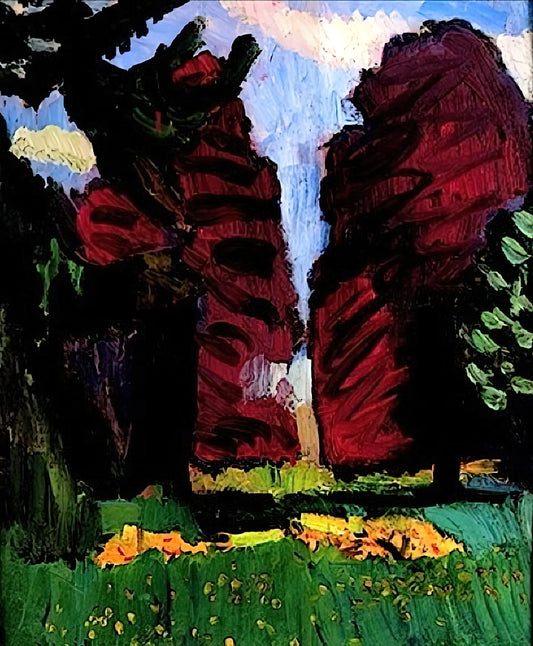 Henri Matisse: The Master of Color, Form, and Modernist Revolution - COPPER BEECHES 1901 by Henri Matisse