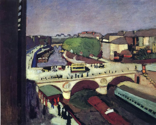 Henri Matisse's La Conversation: A Masterpiece of Color and Intimacy - THE PONT SAINT MICHEL 1900 by Henri Matisse